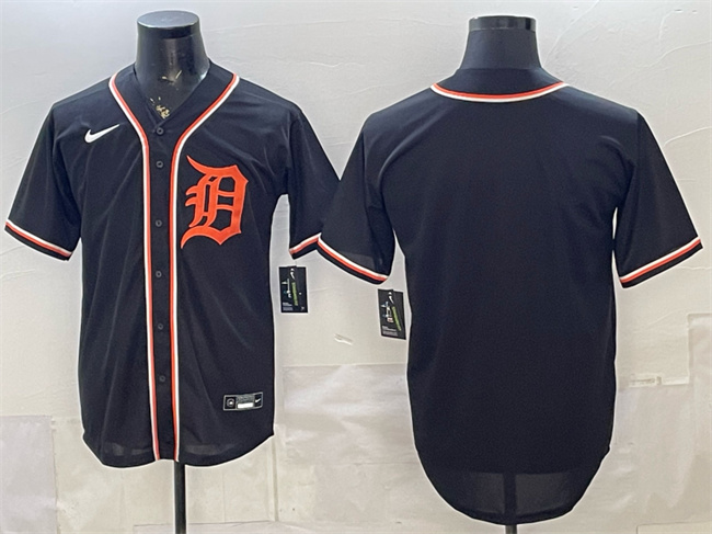 Detroit Tigers Blank 2026 Fashion Replica Black Out Stitched Baseball Jersey
