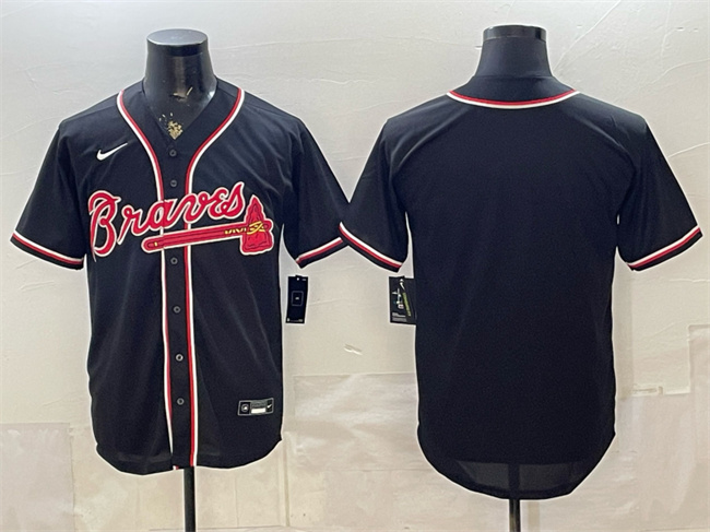 Atlanta Braves Blank 2026 Fashion Replica Black Out Stitched Baseball Jersey Atlanta Braves Blank 2026 Fashion Replica Black Out Stitched Baseball Jersey