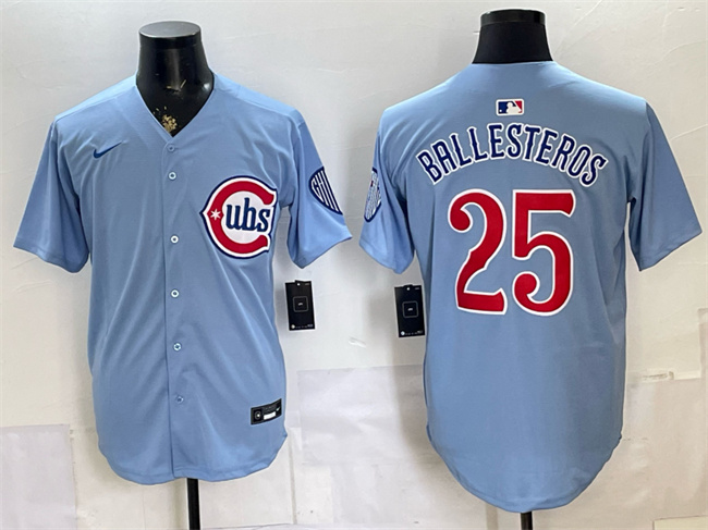 Chicago Cubs #25 Moises Ballesteros Blue 2026 2nd Alternate Limited Stitched Baseball Jersey