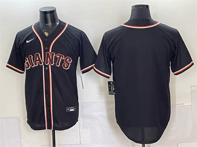 San Francisco Giants Blank 2026 Fashion Replica Black Out Stitched Baseball Jersey