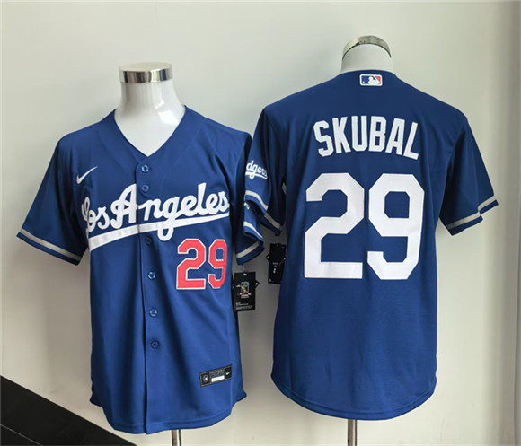 Los Angeles Dodgers #29 Tarik Skubal Royal 2026 Cool Base Stitched Baseball Jersey