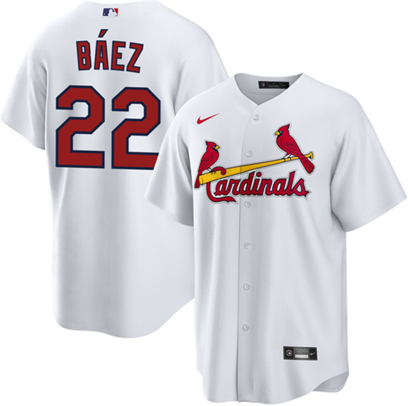 St. Louis Cardinals #22 Joshua Baez White Home Stitched Baseball Jersey