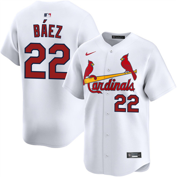 St. Louis Cardinals #22 Joshua Baez White Home Limited Stitched Baseball Jersey