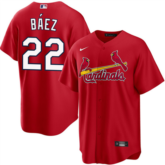 St. Louis Cardinals #22 Joshua Baez Red Cool Base Stitched Baseball Jersey