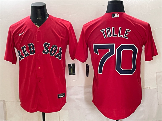 Boston Red Sox #70 Payton Tolle Red Cool Base Stitched Baseball Jersey Boston Red Sox #70 Payton Tolle Red Cool Base Stitched Baseball Jersey