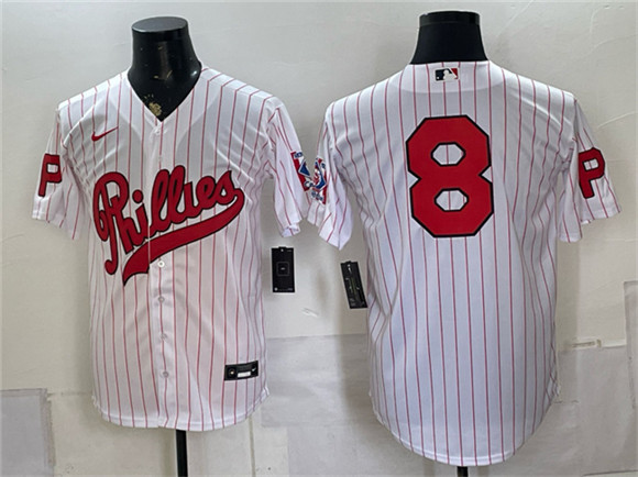 Philadelphia Phillies #8 Nick Castellanos White 2026 Field of Dreams Stadium Stitched Baseball Jersey