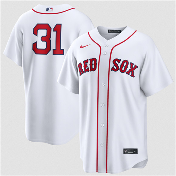 Boston Red Sox #31 Adley Rutschman White No Name Cool Base Stitched Baseball Jersey