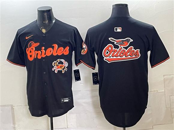 Baltimore Orioles Team Big Logo Black With Patch Vapor Premier Limited Stitched Baseball Jersey Baltimore Orioles Team Big Logo Black With Patch Vapor Premier Limited Stitched Baseball Jersey