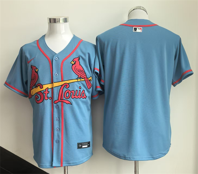 St. Louis Cardinals Blank Blue Limited Stitched Baseball Jersey St. Louis Cardinals Blank Blue Limited Stitched Baseball Jersey