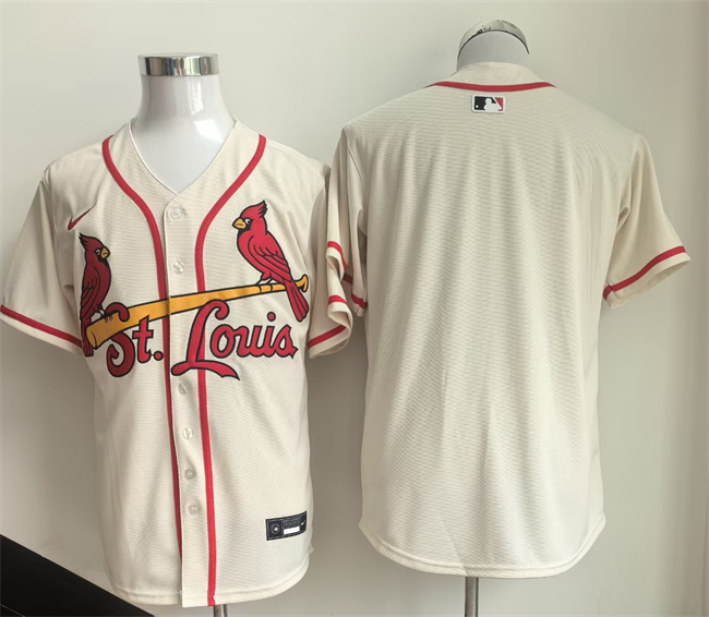 St. Louis Cardinals Blank Cream Limited Stitched Baseball Jersey St. Louis Cardinals Blank Cream Limited Stitched Baseball Jersey