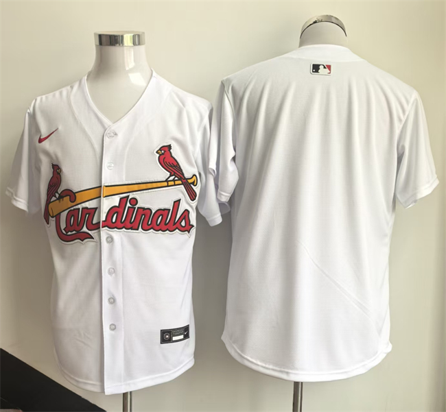 St. Louis Cardinals Blank White Home Limited Stitched Baseball Jersey St. Louis Cardinals Blank White Home Limited Stitched Baseball Jersey