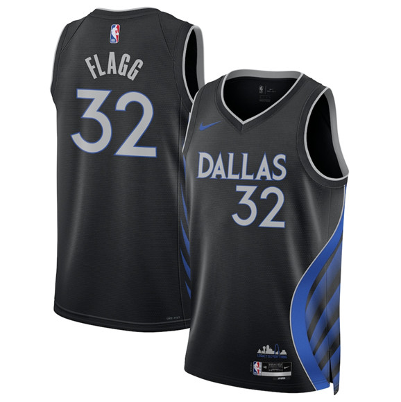 Dallas Mavericks #32 Cooper Flagg Black 2025-26 City Edition Stitched Basketball Jersey Dallas Mavericks #32 Cooper Flagg Black 2025-26 City Edition Stitched Basketball Jersey