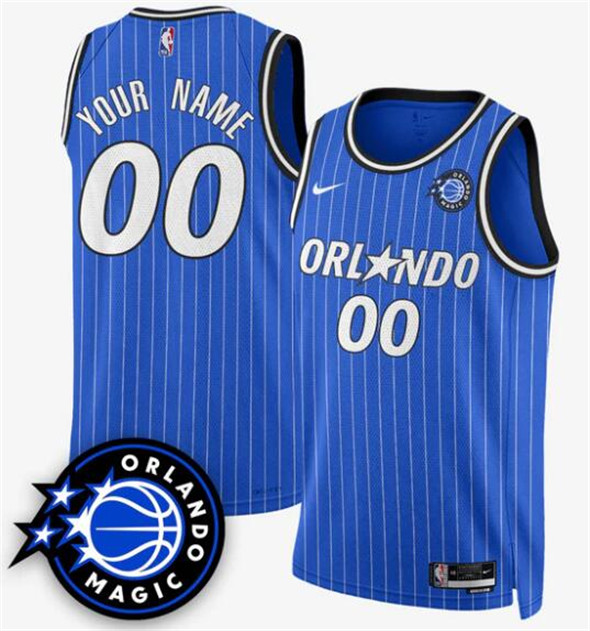 Orlando Magic Active Player Custom Royal 2025 New Generation of Magic Stitched Basketball Jersey