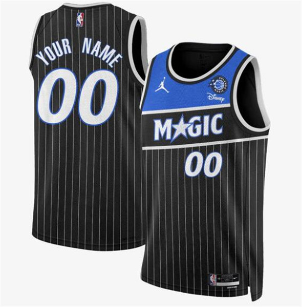 Orlando Magic Active Player Custom Black 2025 New Generation of Magic Stitched Basketball Jersey