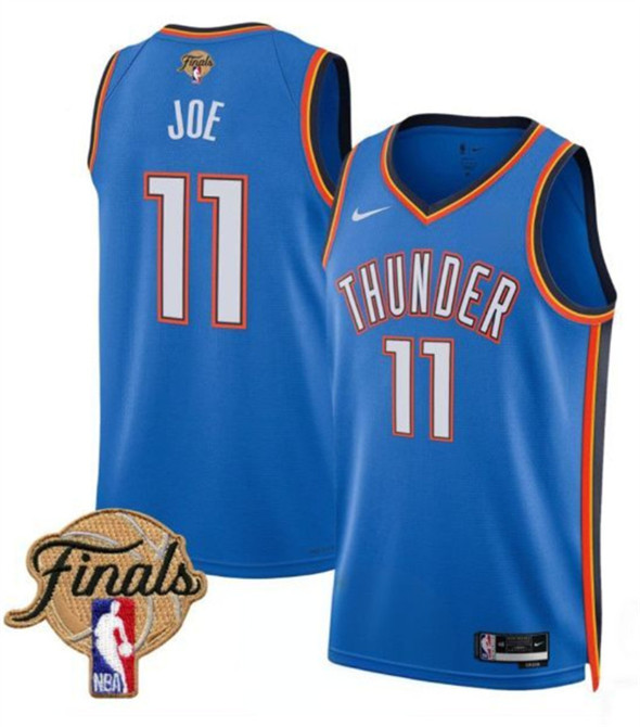 Oklahoma City Thunder #11 Isaiah Joe Blue 2025 Icon Edition Stitched Basketball Jersey