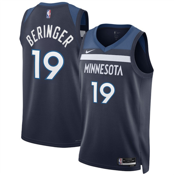 Minnesota Timberwolves #19 Joan Beringer Navy 2025 Draft Icon Edition navy Stitched Jersey