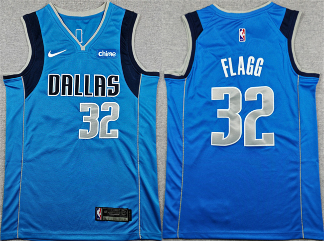 Dallas Mavericks #32 Cooper Flagg Blue 2025 Icon Edition Stitched Basketball Jersey