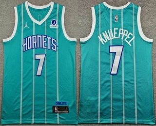 Charlotte Hornets #1 Kon Knueppel Blue Icon Sponsor Swingman Jersey