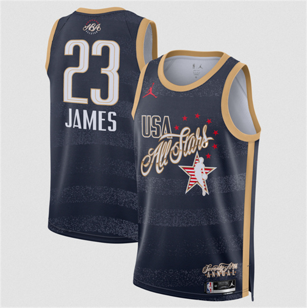 NBA 2026 All-Star #23 LeBron James Navy Stitched Basketball Jersey