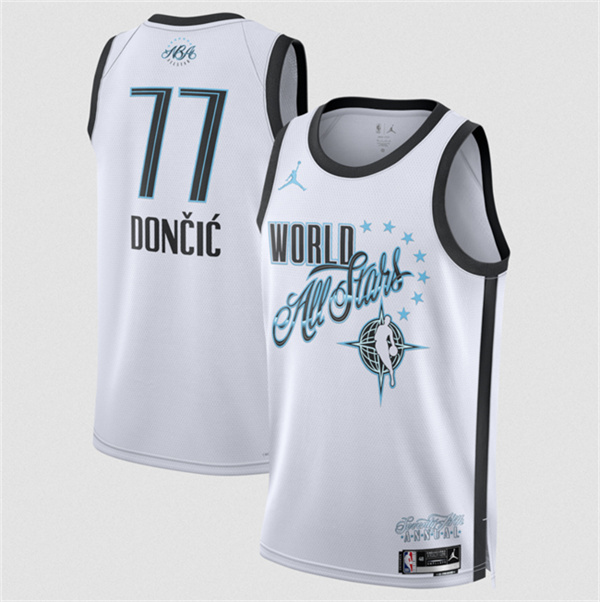 NBA 2026 All-Star #77 Luka Doncic White Stitched Basketball Jersey