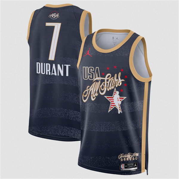 NBA 2026 All-Star #7 Kevin Durant Navy Stitched Basketball Jersey