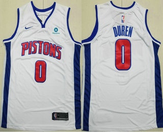 Detroit Pistons #0 Jalen Duren White Icon Sponsor Swingman Jersey Detroit Pistons #0 Jalen Duren White Icon Sponsor Swingman Jersey