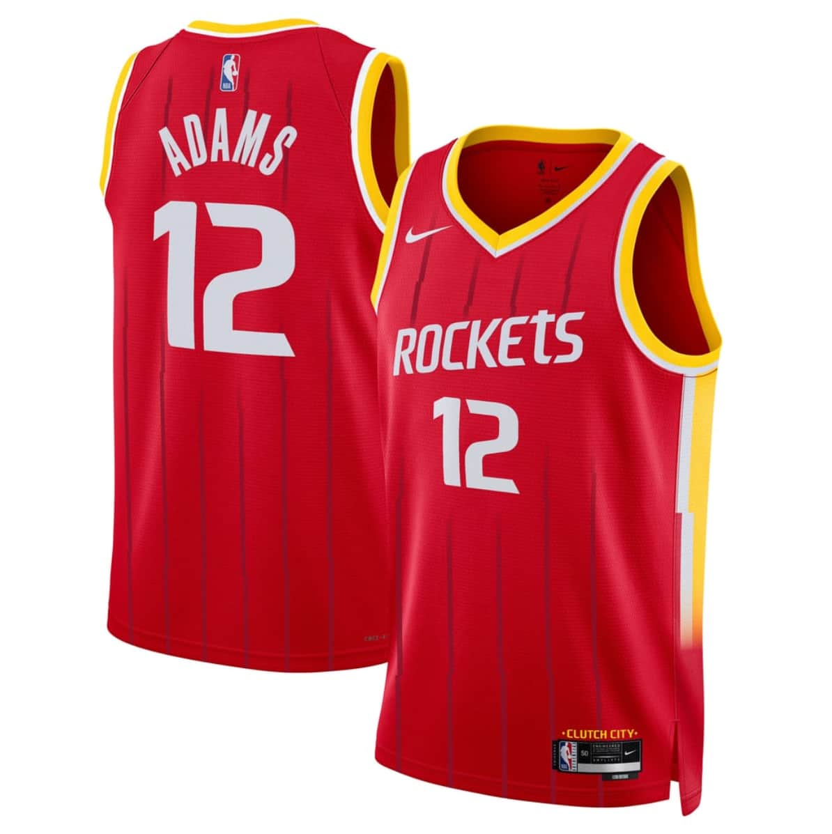 Houston Rockets #12 Steven Adams Red 2026-27 Icon Swingman Stitched Jersey