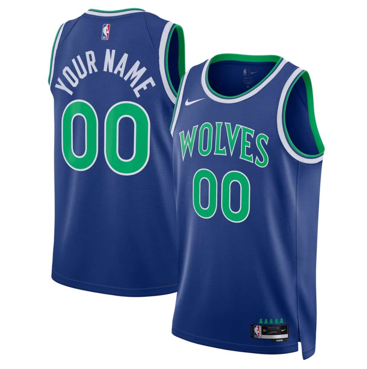 Minnesota Timberwolves Active Player Custom Blue 2026-27 Icon Swingman Edition Stitched Basketball Jersey Minnesota Timberwolves Active Player Custom Blue 2026-27 Icon Swingman Edition Stitched Basketball Jersey