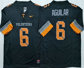 Tennessee Volunteers #6 Joey Aguilar Limited Black 2025 College Football Jersey