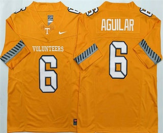 Tennessee Volunteers #6 Joey Aguilar Limited Orange 2025 College Football Jersey