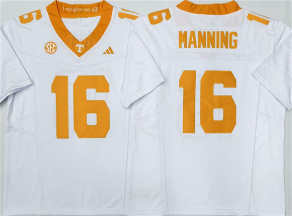 Tennessee Volunteers #16 Peyton Manning White 2026 F.U.S.E. Stitched Jersey Tennessee Volunteers #16 Peyton Manning White 2026 F.U.S.E. Stitched Jersey