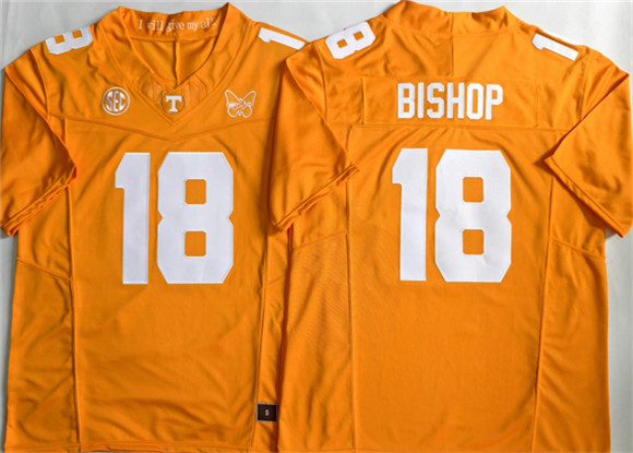 Tennessee Volunteers #18 Desean Bishop Orange 2026 F.U.S.E. Stitched Jersey Tennessee Volunteers #18 Desean Bishop Orange 2026 F.U.S.E. Stitched Jersey