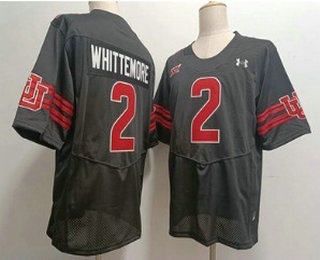 Utah Utes #2 Creed Whittemore Black College Football Jersey