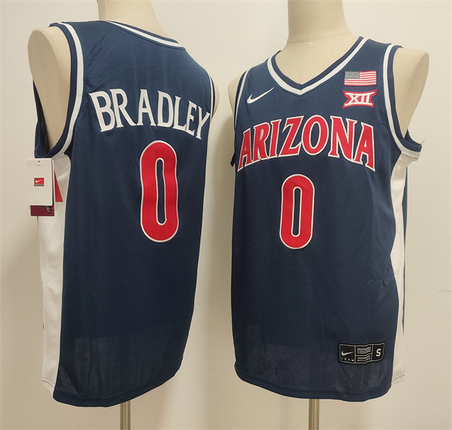 Arizona Wildcats #0 Jaden Bradley Navy Stitched Jersey