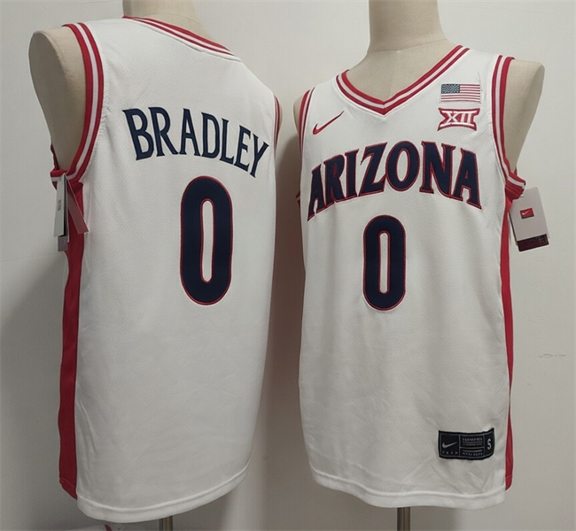 Arizona Wildcats #0 Jaden Bradley White Stitched Jersey