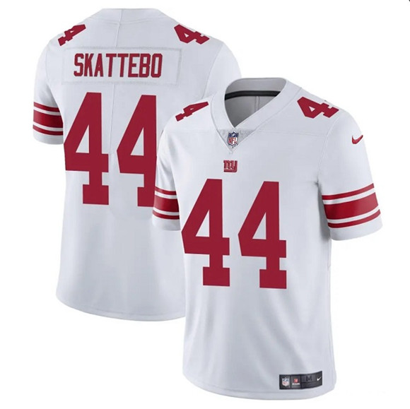 New York Giants #44 Cam Skattebo White 2025 Draft Vapor Untouchable Limited Football Stitched Jersey