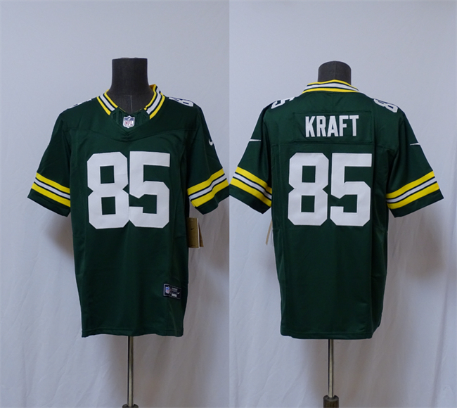 Green Bay Packers #85 Tucker Kraft Green Vapor 2025 F.U.S.E. Limited Football Stitched Jersey