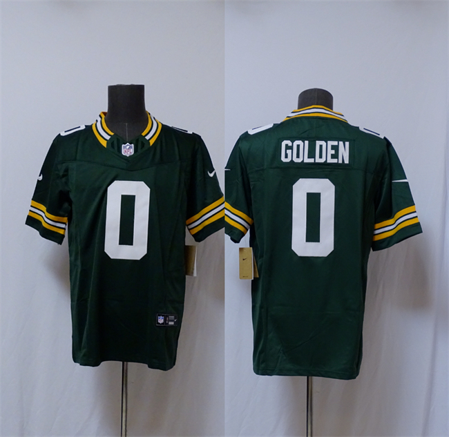 Green Bay Packers #0 Matthew Golden Green Vapor 2025 F.U.S.E. Limited Football Stitched Jersey