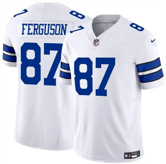 Dallas Cowboys #87 Jake Ferguson White 2025 F.U.S.E Vapor Untouchable Limited Football Stitched Jersey Dallas Cowboys #87 Jake Ferguson White 2025 F.U.S.E Vapor Untouchable Limited Football Stitched Jersey