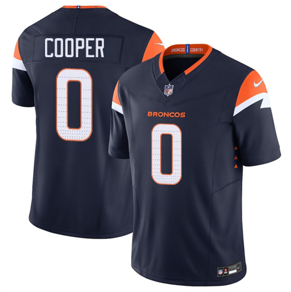 Denver Broncos #0 Jonathon Cooper Navy F.U.S.E. Vapor Limited Football Stitched Jersey Denver Broncos #0 Jonathon Cooper Navy F.U.S.E. Vapor Limited Football Stitched Jersey