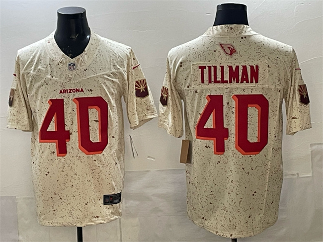 Arizona Cardinals #40 Pat Tillman 2025 F.U.S.E. ??Rivalries?? Vapor Untouchable Limited Stitched Jersey Arizona Cardinals #40 Pat Tillman 2025 F.U.S.E. ??Rivalries?? Vapor Untouchable Limited Stitched Jersey