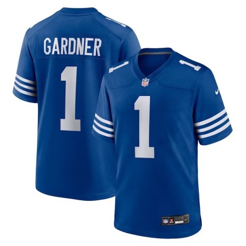 Indianapolis Colts #1 Sauce Gardner Blue Vapor Limited Stitched Football Jersey Indianapolis Colts #1 Sauce Gardner Blue Vapor Limited Stitched Football Jersey