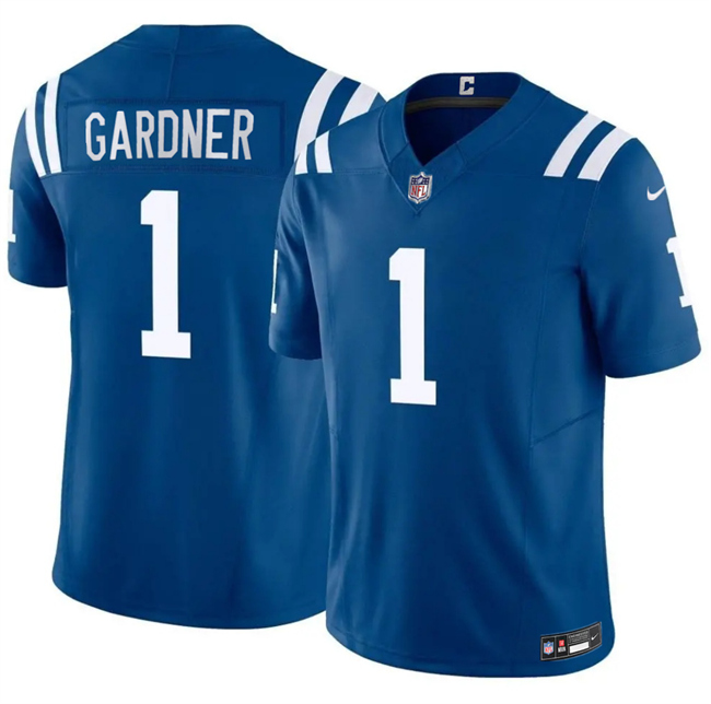 Indianapolis Colts #1 Sauce Gardner Blue 2025 F.U.S.E. Vapor Limited Stitched Football Jersey Indianapolis Colts #1 Sauce Gardner Blue 2025 F.U.S.E. Vapor Limited Stitched Football Jersey