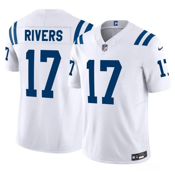 Indianapolis Colts #17 Philip Rivers White 2025 F.U.S.E. Vapor Limited Football Stitched Jersey