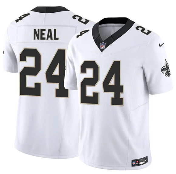 New Orleans Saints #24 Devin Neal White 2025 F.U.S.E Vapor Limited Football Stitched Jersey New Orleans Saints #24 Devin Neal White 2025 F.U.S.E Vapor Limited Football Stitched Jersey
