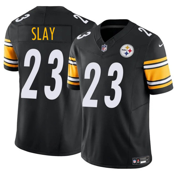 Pittsburgh Steelers #23 Darius Slay Jr. Black 2025 F.U.S.E. Vapor Untouchable Limited Football Stitched Jersey