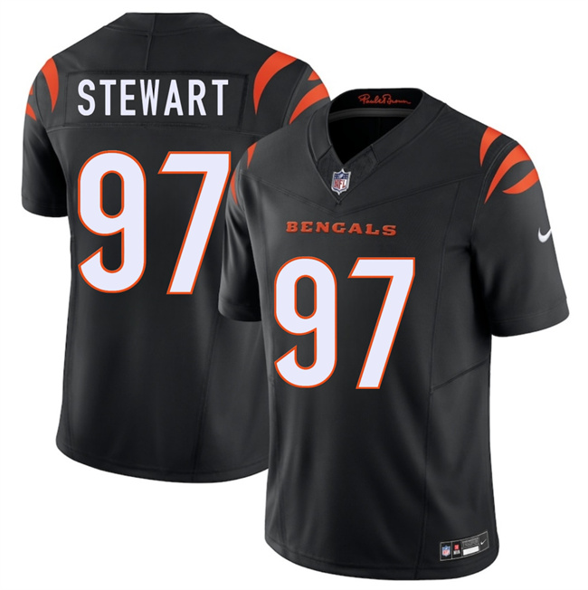 Cincinnati Bengals #97 Shemar Stewart Black 2025 Draft F.U.S.E. Vapor Untouchable Limited Football Stitched Jersey
