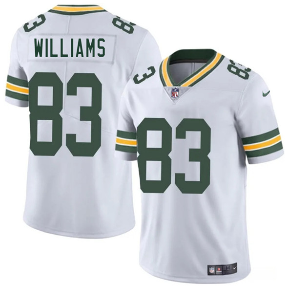 Green Bay Packers #83 Savion Williams White 2025 Draft Vapor Untouchable Limited Football Stitched Jersey