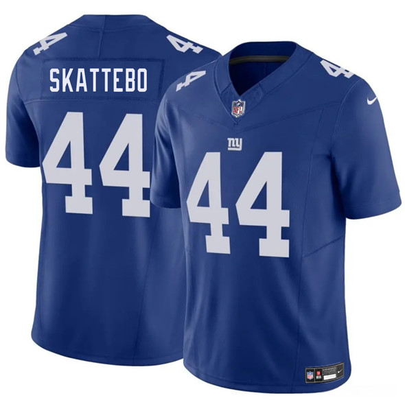 New York Giants #44 Cam Skattebo Blue 2025 Draft F.U.S.E. Vapor Untouchable Limited Football Stitched Jersey