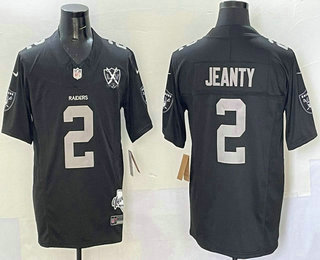 Las Vegas Raiders #2 Ashton Jeanty Limited Black 65th Fashion Vapor Jersey